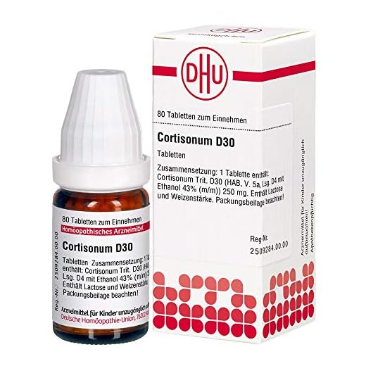 Cortisonum D30 DHU Tabletten, 80 Stück