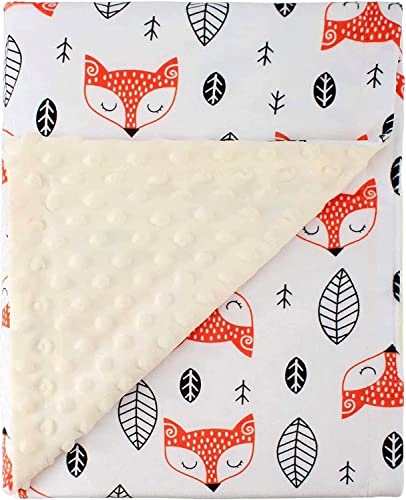 SGAVAHSG Baby Blanket for Newborn Toddler Boys and Girls Swaddle Blanket 75x100cm (Foxleaf)