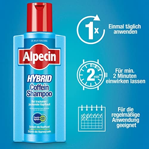 Alpecin Hybrid Coffein-Shampoo XXL für trockene Kopfhaut