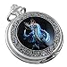 VIGOROSO Watches Steampunk Cool Evil Dragon Enamel Painting Pocket Watch in Gift Box