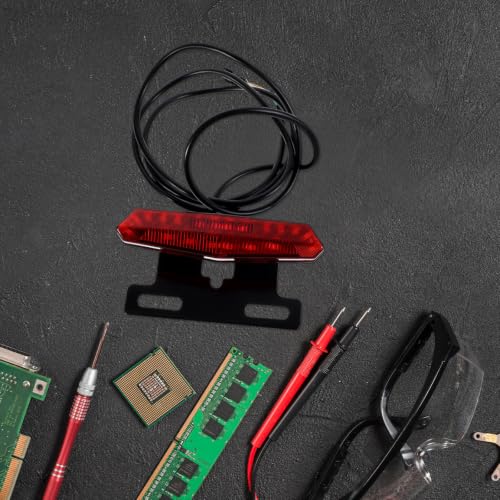 Kit de luces para bicicleta eléctrica con señal delantera y bocina en plástico ABS resistente 7