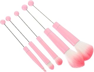 KICHOUSE 5pcs Pink Handle Makeup Brush Set fo...