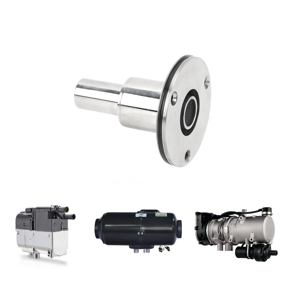 Rompuitlaatfittingen, Roestvrij Staal 316 Straight Thru Skin Fitting Isolatie Voor 24 Mm Ventilatiegat Met Bouten Moeren Buis Pijpmof Hardware Diesel Standkachels Boot Marine Auto Vrachtwagen