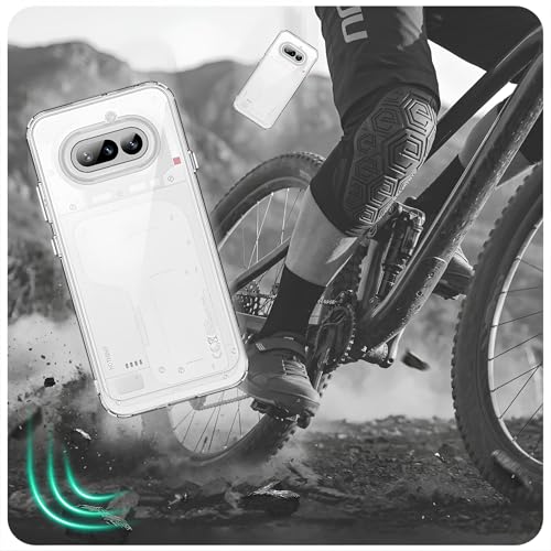 Image of Anti-Yellow Clear Case for Nothing Phone 4a | UV Shield Technology | Zero-Yellowing Formula | Drop Protection | TPU + Polycarbonate | Crystal Clear