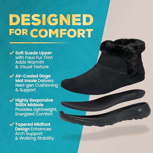 Image of Skechers Women's On-The-GO Go Walk Joy - Bundle Up Boot