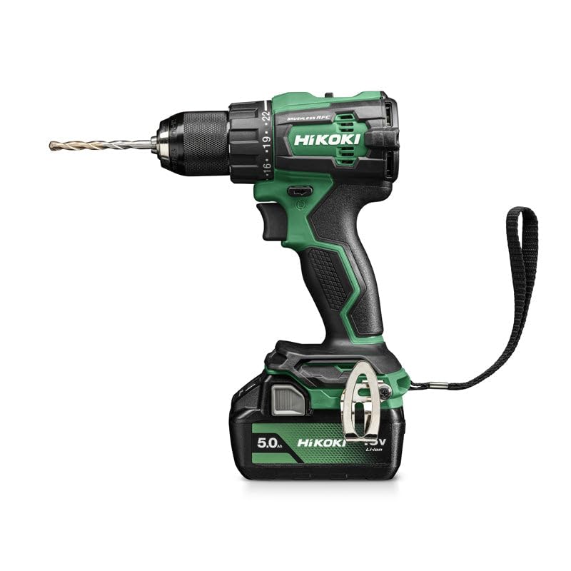 Hikoki - Taladro de percusión (18 V, 18 V, 5 Ah, BSL1850MA + estuche DV18DEWJZ)