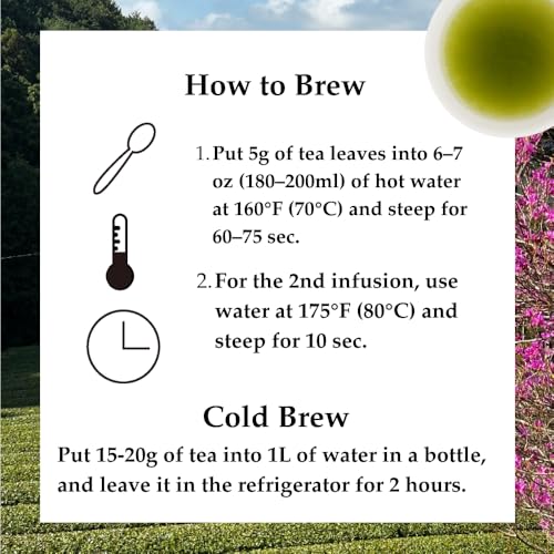 Té verde orgánico japonés suelto 70g miniatura 7