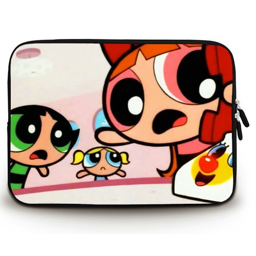New Style powerpuff hd girl downloads free Laptop Sleeve Portable Laptop Carrying Bag Twin Sides Patterns Waterproof Canvas Fabric Case for 12 12.5 Inch Laptop