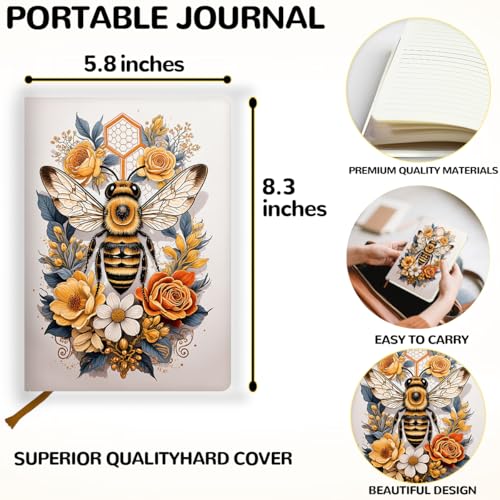 Journal intime abeille A5 avec 200 pages pour le mind mapping - 2