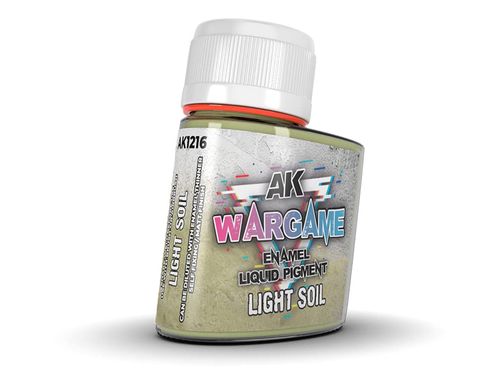 Ak Interactive Light - Soil Enamel Liquid Pigment 35Ml - Ak1216
