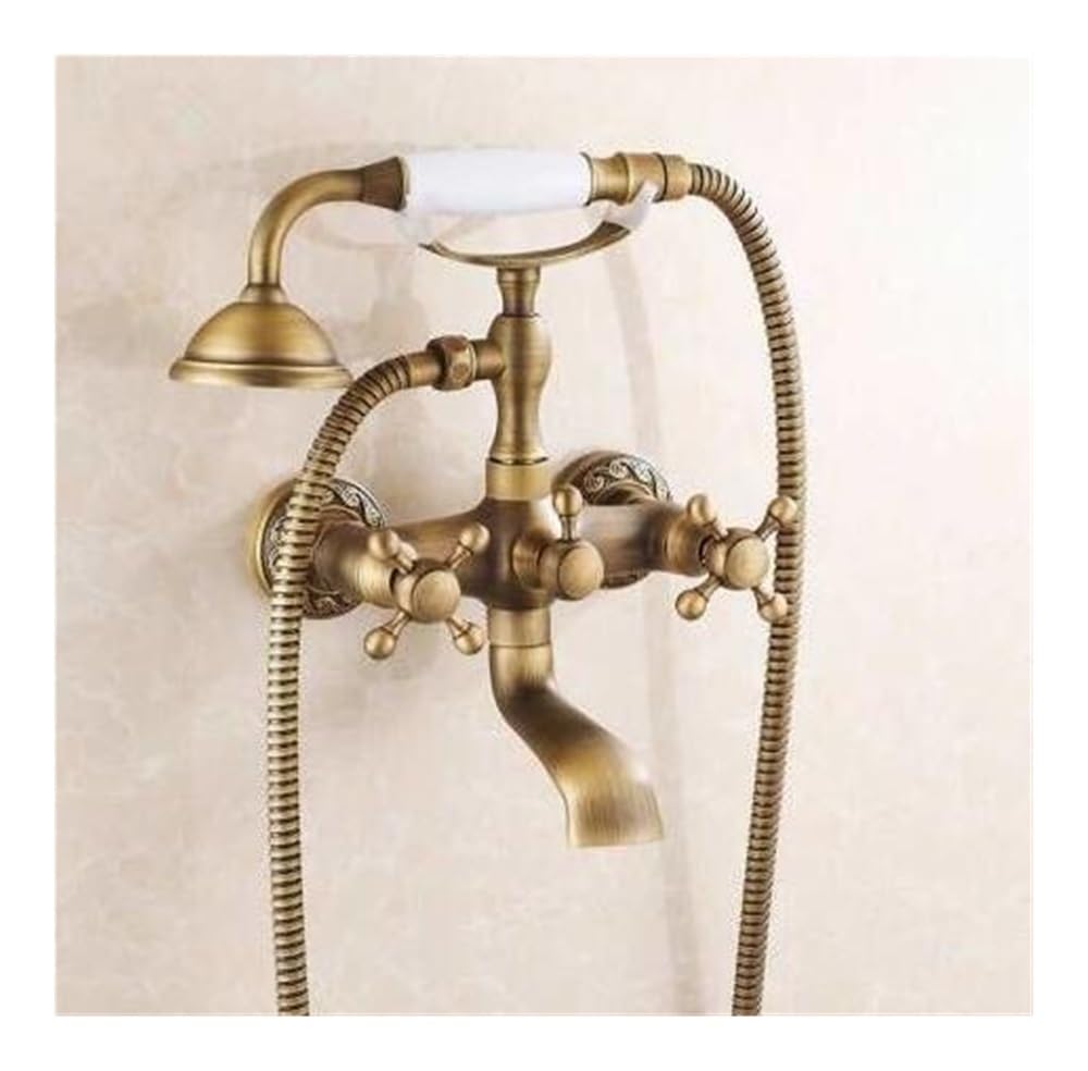 Blyqxs 3 Bathtub Faucets Wall Mounted Brushed Shower Faucets Torneiras Xt354
