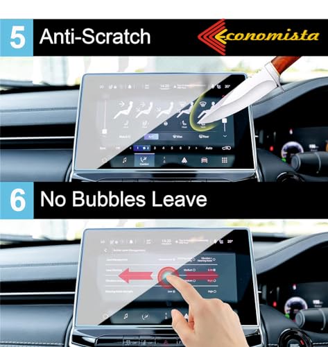 Image of Economista Drive In Luxury With 9H Hardness Car Screen Protector! Scratch & Water Resistant For Premium Protection! Specifically Tailored For Your Toyota Glanza V (Top Variant, 9 Inch) (Matte)