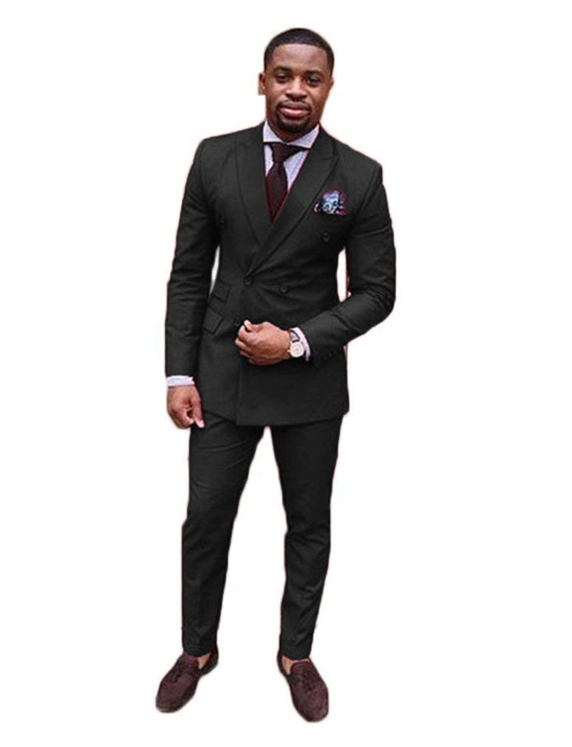 Costume d'affaires fluide Frank Hommes, le smoking tuxedo sans plis