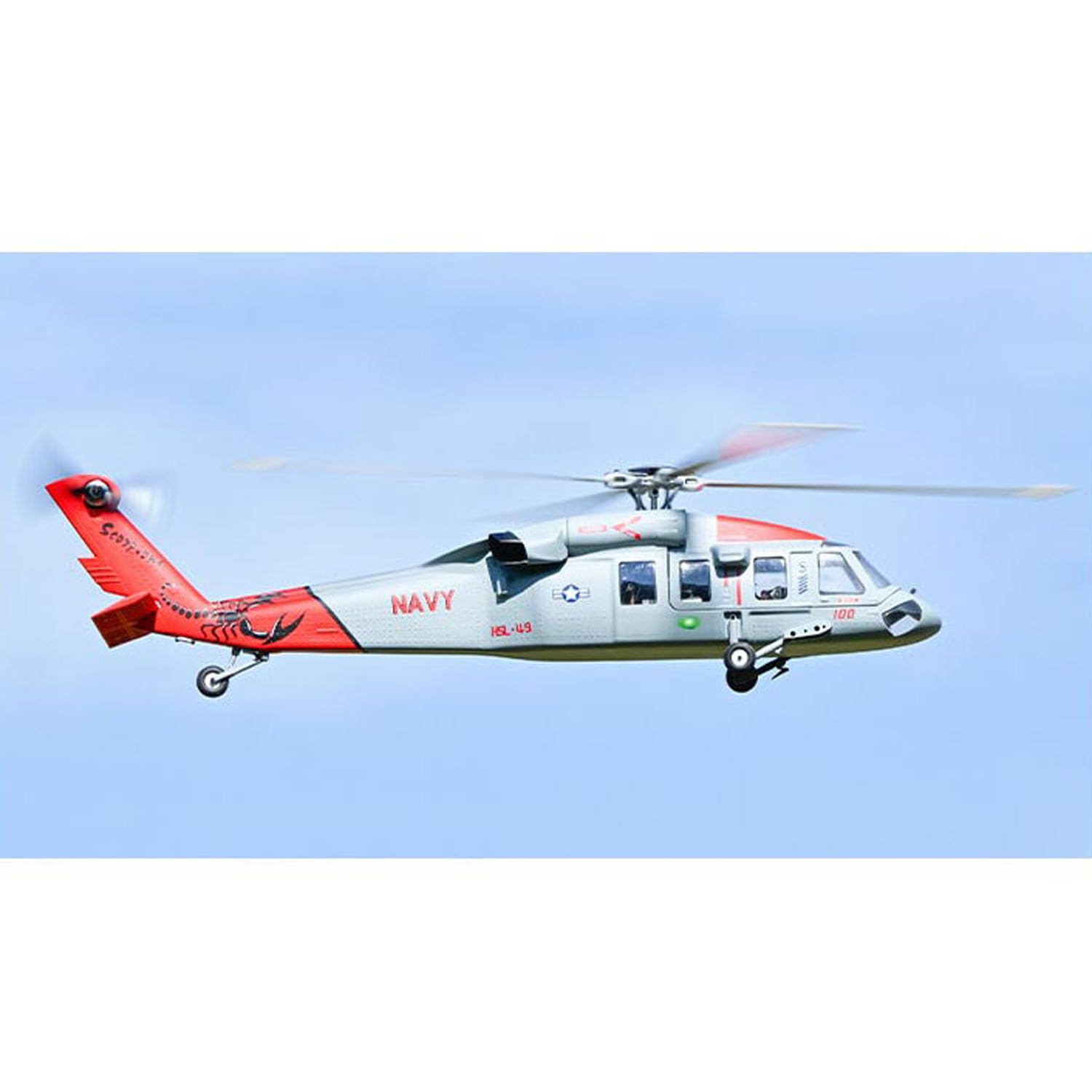 FLYWING RC-Hubschrauber MH 60R, bürstenloser Motor | 3 Fahrstufen, ATT-Flugmodus, passend für Einsteiger & Fortgeschrittene