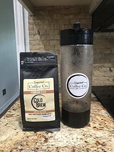Pumpkin Spice - Flavored Cold Brew Coffee - Inspired Coffee Co. - Coarse Ground Coffee - 12 oz. Resealable Bag