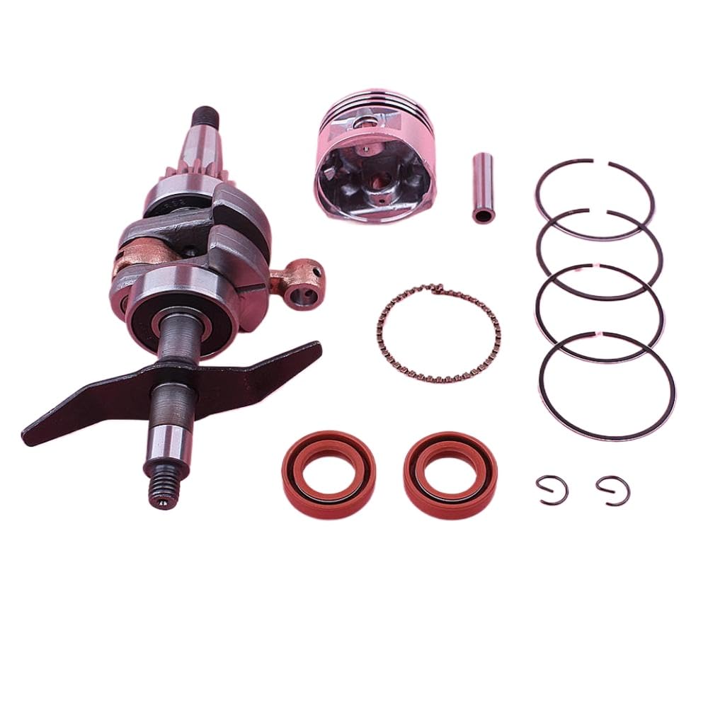 de sello de aceite de anillo de pistón del cigüeñal de 39 mm compatible con piezas de reemplazo del motor GX31 GX31 para la herramienta de jardín del cortacésped del césped mantenimiento del motor peq