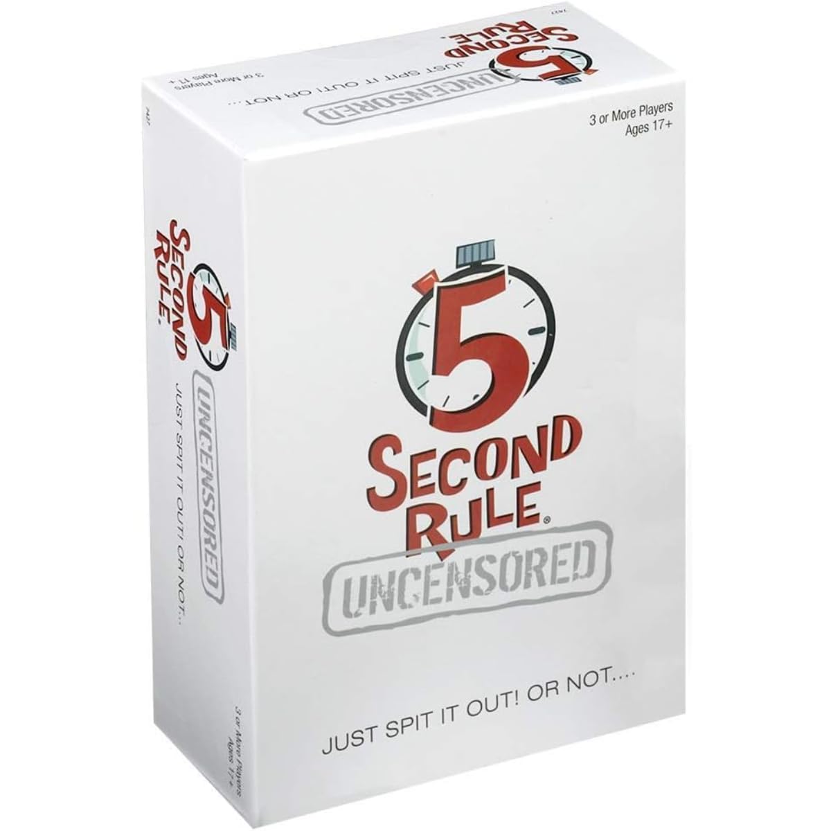 5 Second Rule Uncensored - Quick-Thinking Adult Party Game - Hilarious and Risqué - Ages 17+ - Spit It Out or Not - High-Search Keywords Included