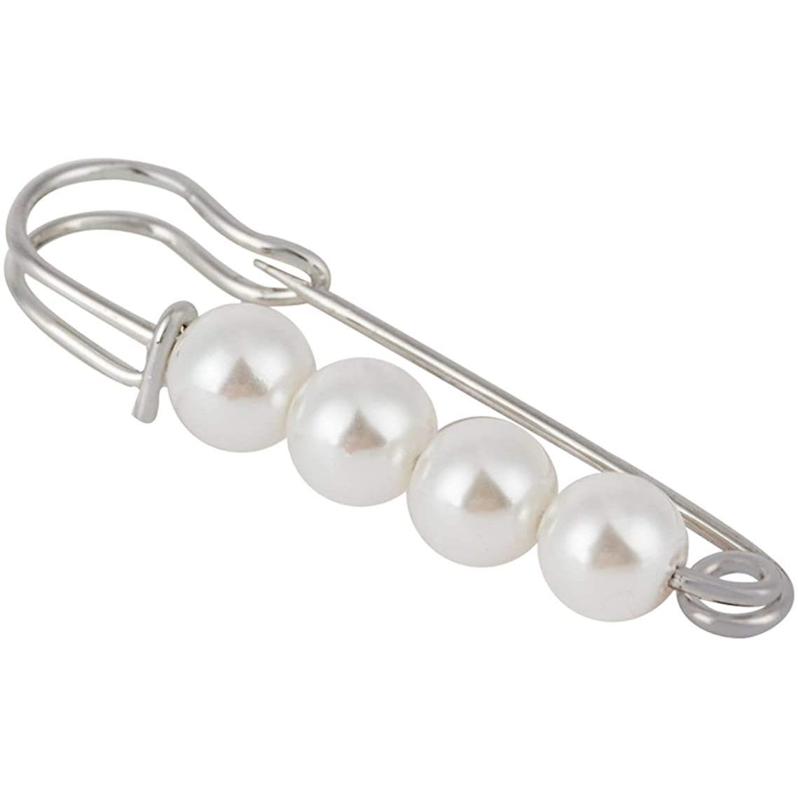 POFET – Broche élégante en fausses perles pour femme