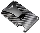 Slim Wallet, Gazigo Men Front Pocket Wallet RFID blocking Card Holder Money Clip (Slim Wallet Carbon Fiber)