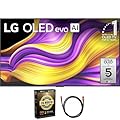 LG 55 Inch G5 Series OLED evo 4K UHD Smart webOS TV with One Wall Design (2025) (Renewed) Bundle with Deco Gear 6FT HDMI 2.0 Cable and CPS Exclusive 26 Month Protection Pack (BEACH-CPS-26M3500)