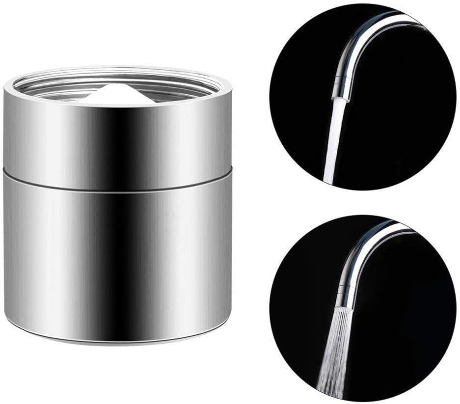 Faucet Aerator,Sink Aerator,Dual-Function 2-Flow Kitchen Sink Aerator,Water Saving Anti Splash Faucet Nozzle Filter Aerator Diffuser for Kitchen Bathroom wwyy