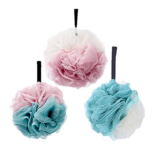 3PCS Spugna da doccia,Spugne da Bagno Esfolianti