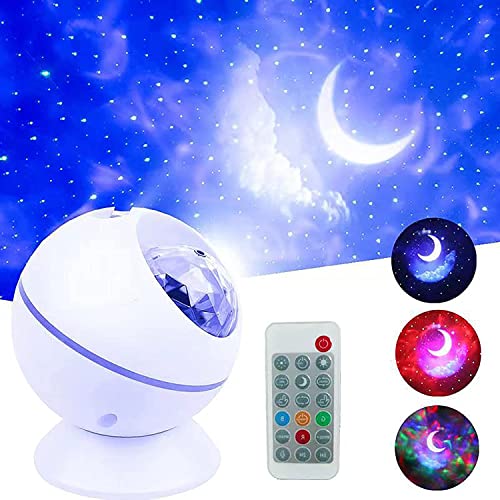 スタープロジェクターライト星空ライトベッドサイドランプ投影ランプ音声制御360°USB給電宇宙ライト誕生日プレゼント家庭用プラネタリウム音楽再生輝度/速度調整可雰囲気作り