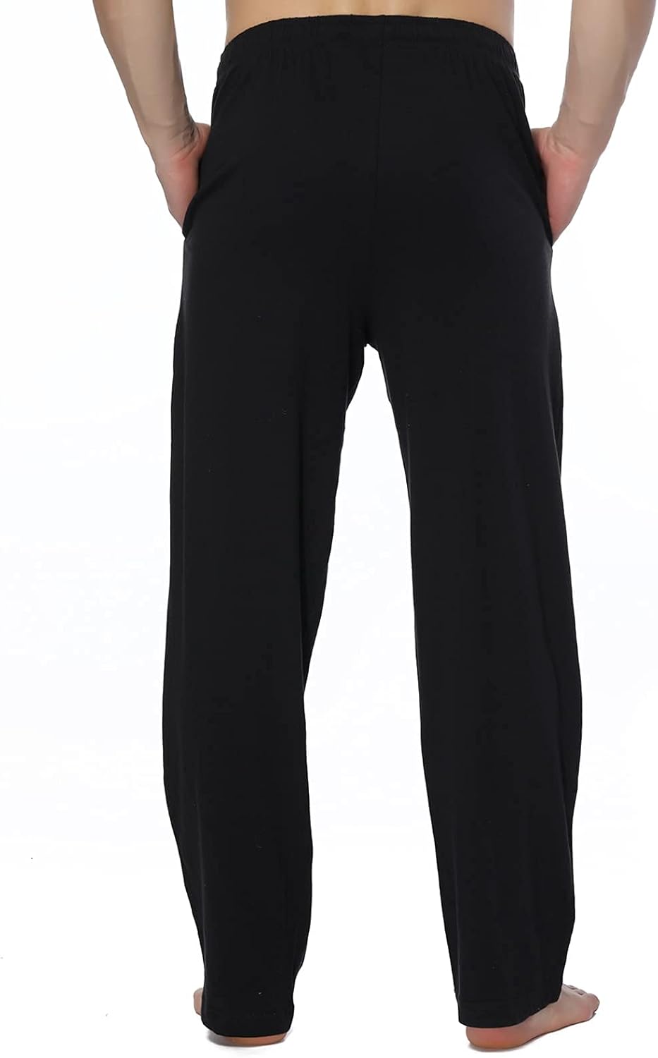 HomyComy Men's Pajama Pants Soft Sleep Pants Pajama Bottoms Cotton Lounge Pants with Pockets - Image 2