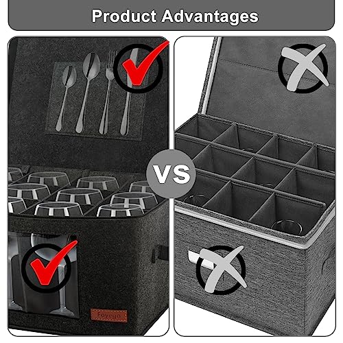 Foyego Wine Glass Storage 2-Pack