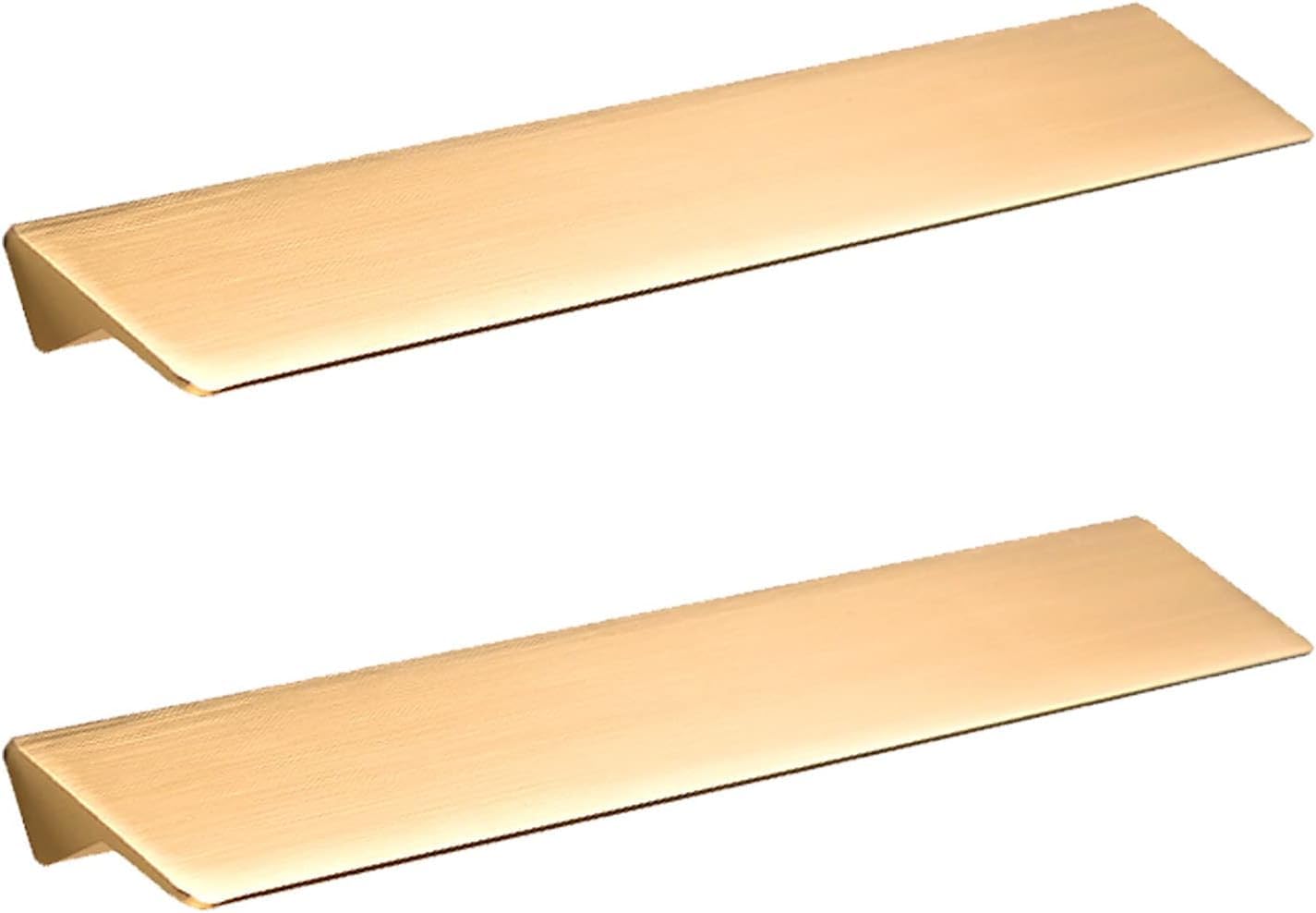 EVWGNPQRV Concealed Drawer Handles, Concealed Drawer Handles Knobs Multicolor 64-320mm Hole Distance Home Kitchen Screws(Golden,Hole Distance:224mm)