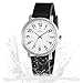 Infantry Nurse Watch with Secondhand for Nurses Medical Student Nursing Wrist Watches for Women EMT 12/24 Hr Analog Military Time Waterproof Wristwatch Black Silicone