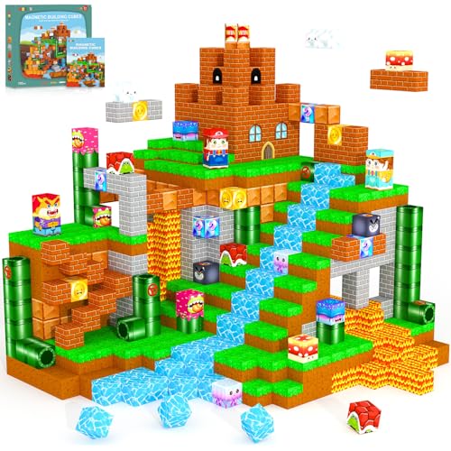 ORZbb 100-Piece Magnetic Cubes Building Set