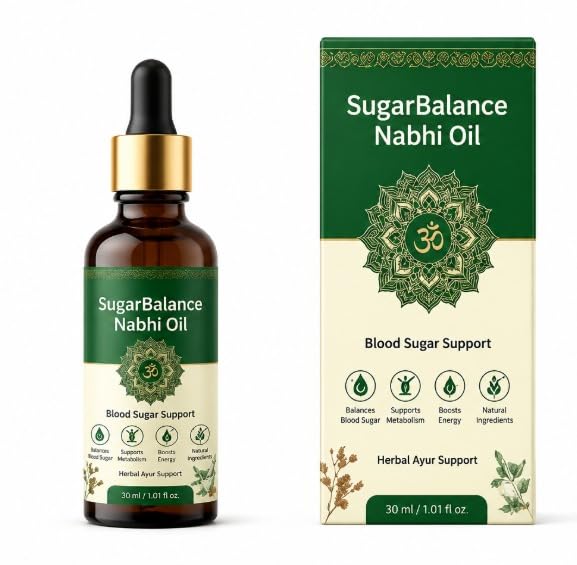 SugarBalance Nabhi Oil 30ml | Ayurvedic Herbal Navel Care Oil for Belly Button | Premium Botanical Blend for Daily Personal Wellness & Skin Nourishment | Lightweight Fast-Absorbing Nabhi Telam | External Use for Men & Women-picture-45