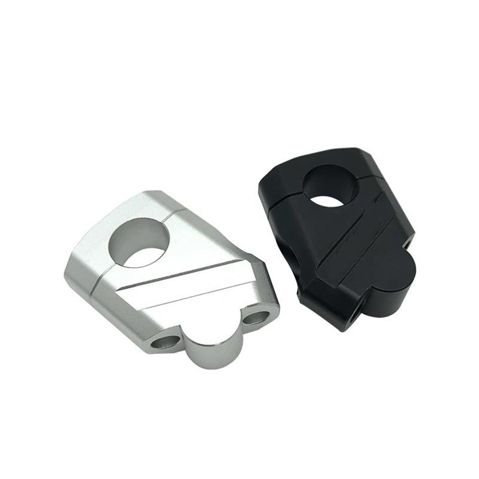 Motorrad-Lenkererhöhungen Motorrad Lenkererhöhung Für NTV650 NTV 650 Deauville 700 Varadero 125m 650 Lenkererhöhung Klemmhalterung Adapter Kit Lenker Lenkererhöhung Adapter(Schwarz)