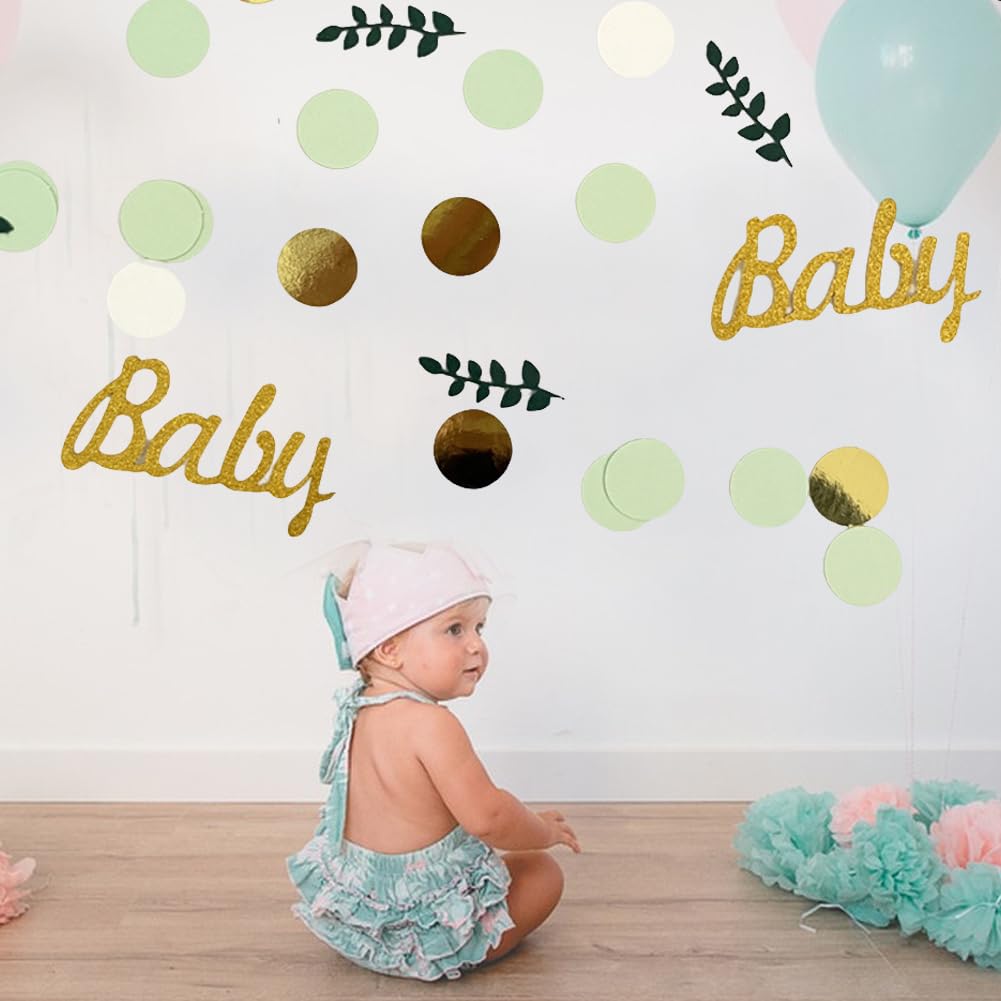 100 Coriandoli Da Tavolo Per Baby Shower – Lettere 'Baby' E Forme Unisex Per Rivelazione Genere - 2