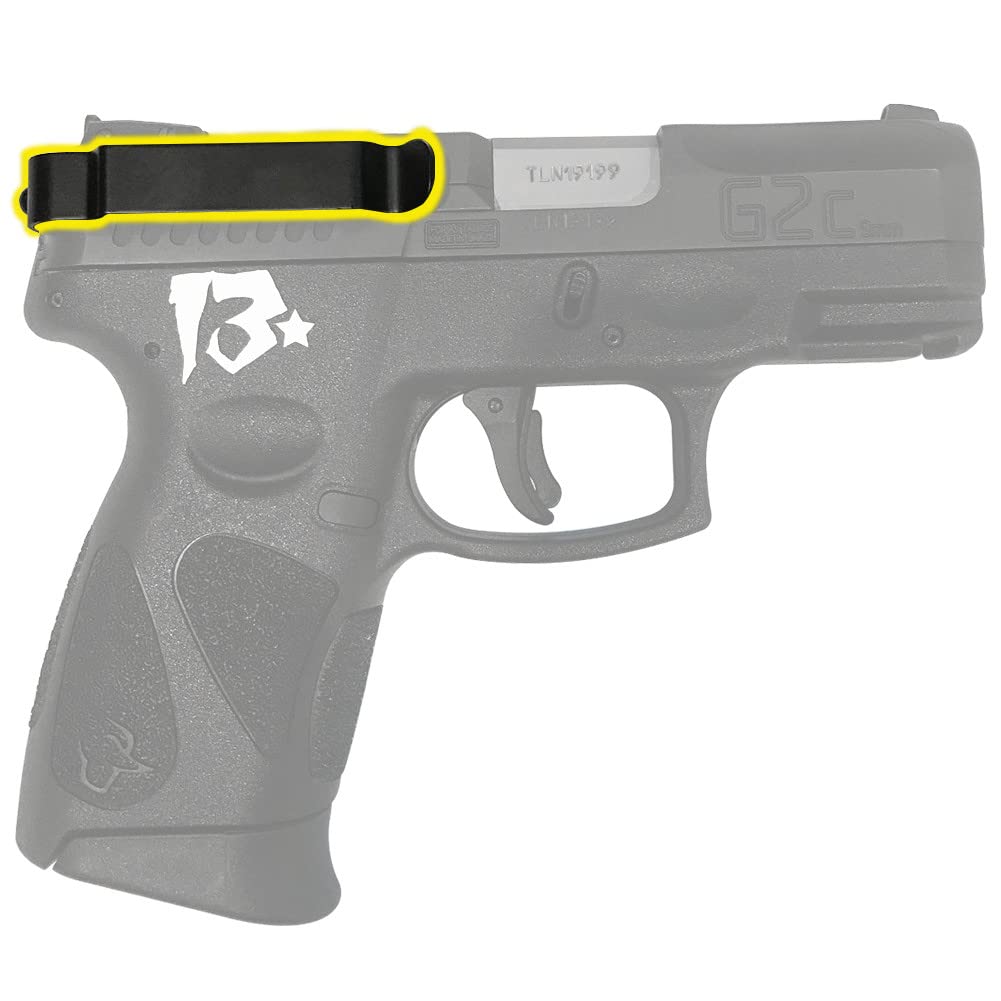 Low Profile Slim Gun Belt Clip - IWB Minimalist Concealed Carry Stealth Holster