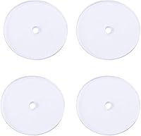 Vista 1 de EXCEART 80 discos de plástico para parte trasera de aretes, almohadillas de disco transparentes para estabilizar los pendientes