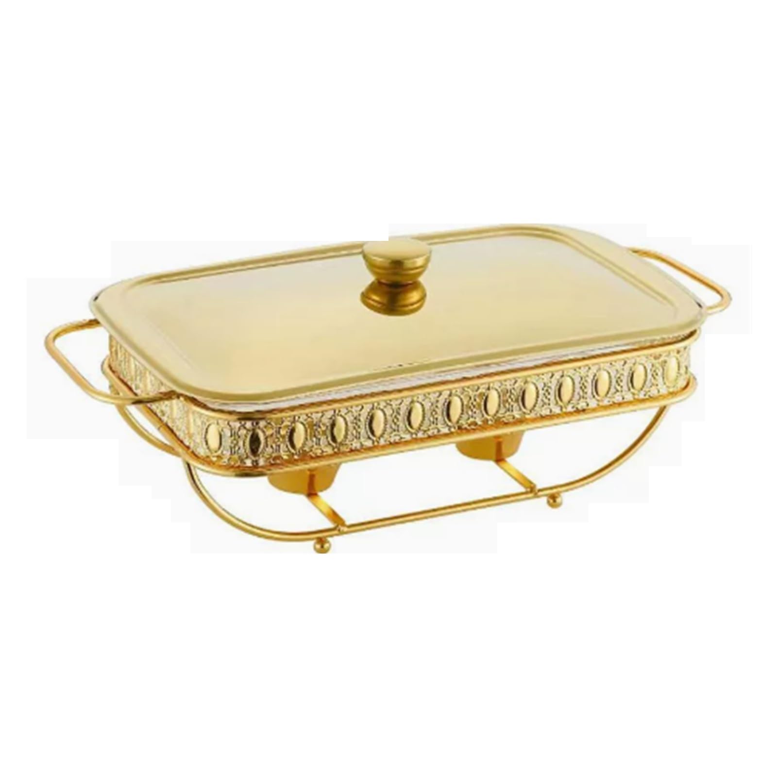 Set da Buffet Chafin Ovale in Acciaio Inossidabile