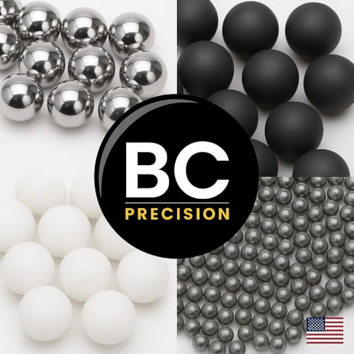 BC Precision 6 Pack Large 3/4" Diameter Carbon Steel Ball Bearings