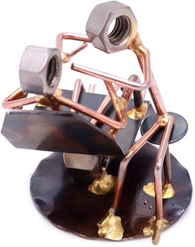 Miniatura 3 de Higienista dental - Figura de arte de metal coleccionable hecha a mano, accesorios de escritorio, trofeo, regalo de jefe, decoración de oficina,