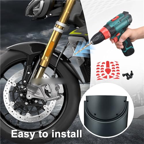 Extension garde-boue Triumph Speed Triple 1200 évite radiateur percé - 6