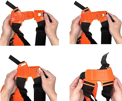 Hippotech 4119 710 9001 Trimmer Alça de ombro/Arnês Escovador Arnês de Ombro para STIHL FS, Aparador