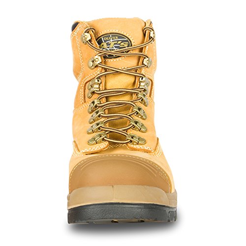 Oliver 55 Series 6" Leather Men's Steel Toe Work Boots, Wheat (55232)