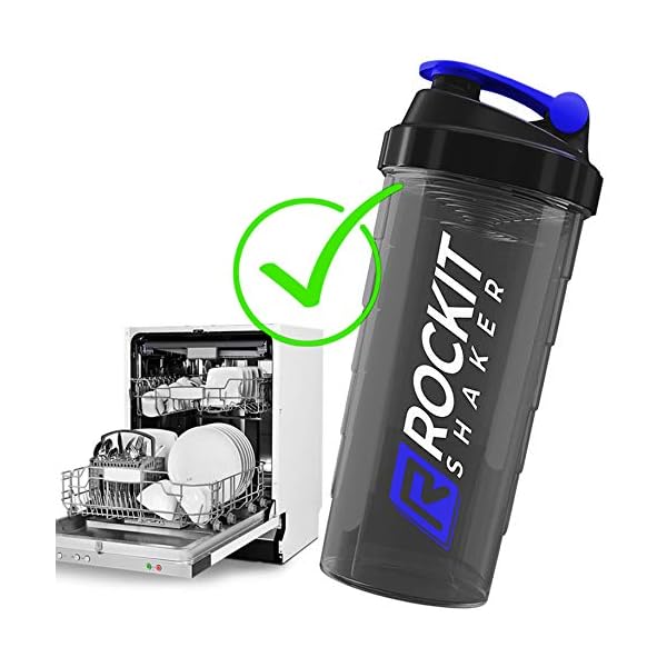 ROCKITZ RockitShaker 1000ml Protein Shaker | garantiert auslaufsicher | BPA frei | patentiertes Mischsystem | für deinen… – Bild 5