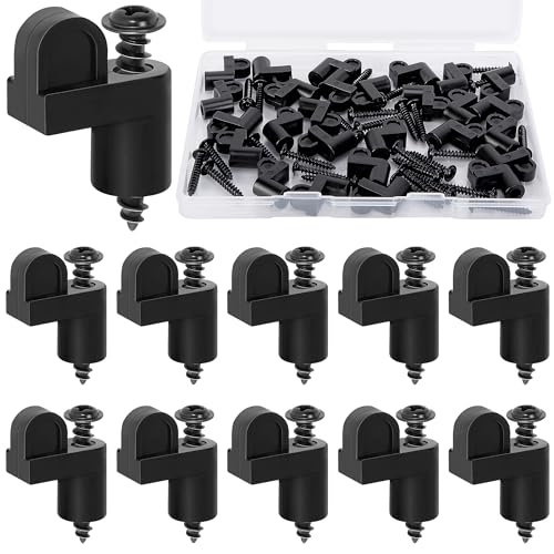 Nkiy Quen 28 Pack 3/8 Inch Window Screen Holder Clips,Offset