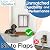 PlexiDor Performance Pet Doors for Dogs and Cats - Door Mount Dog Door with Lock and Key - Silver, Medium Sizes