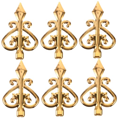 Tofficu 6pezzi Copertura Per Recinzione Copertura Per Recinzione Esterna Cappuccio Per Decorazione Per Estremità Per Accessorio Per Recinzioni