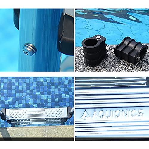 Escalera para piscina con pasamanos en acero inoxidable 304 miniatura 5