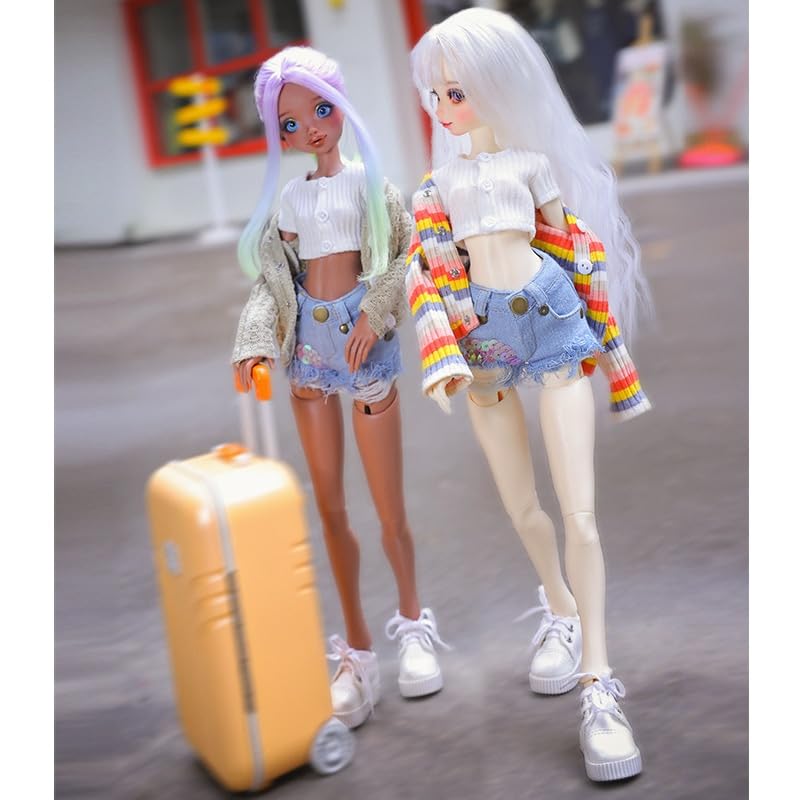 Amazon.co.jp: BJDドール 1/4 球体関節人形 本体 ドール 素体 衣装