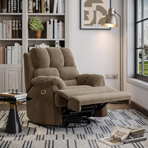 Image of Wakefit Recliner | 3 Year Warranty | Recliner Sofa 1 Seater, XpertGRID Technology, Designed for Supreme Comfort & Relaxation, Easy DIY Assembly, 145 kg Weight Capacity, Electic Virelia (Stone)